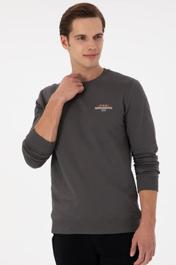 Мужской свитшот антрацитового цвета Неожиданная скидка в корзине - U.s. polo assn фото 3