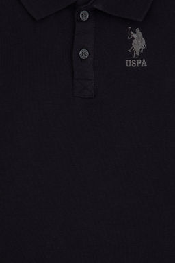 Erkek _ocuk Siyah Polo Yaka Basic Sweatshirt - U.s. polo assn фото 6