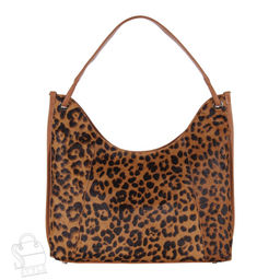 Сумка женская кожаная 3628VG leopard brown Vitelli Grassi  в Новосибирске