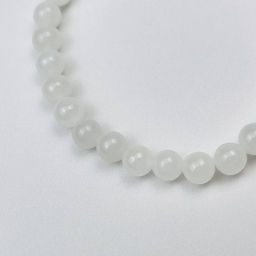 Браслет из Нефрита белого 17,5 см