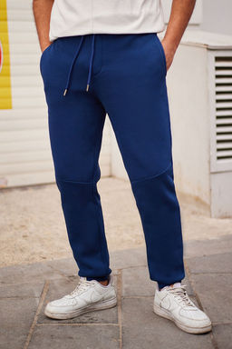 TRENDYOL MAN Indigo Regular/Normal Kesim Dikis Detayl? Kal?n Esofman Alt? TMNAW25EA00002 - Trendyolmilla фото 10