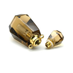 Парфюмерный флакон-кулон из раухтопаза 20*14*38мм