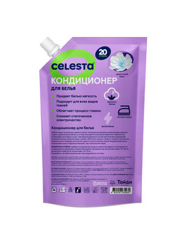 CELESTA Кондиционер для белья Цветочный бриз в дойпаке, 1000мл  фото 3