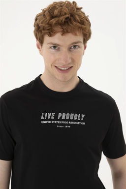 Мужская черная футболка Неожиданная скидка в корзине - U.s. polo assn фото 2
