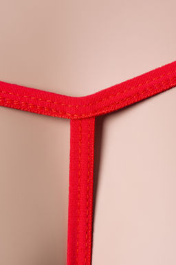 Костюм медсестры Candy Girl Leann (топ, стринги, чулки), бело-красный, OS  фото 12