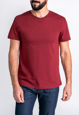 Футболка мужская короткий рукав GREG G146-RD-1061 (бордовый)