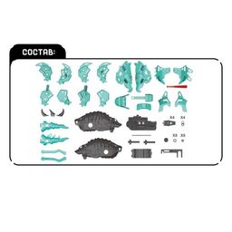 Электронный конструктор Трицератопс, 57 деталей, световые и звуковые эффекты - Эврики фото 3