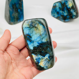 Срез (экран) из камня Лабрадор полированный в ассортименте - Радуга самоцветов фото 4