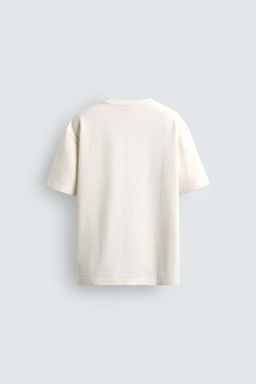 COMFORT SEERSUCKER T-SHIRT - Zara фото 8
