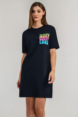 Арт. 4142 Туника женская 44-54(6 шт) Цвет:черный - Калинка фото 3