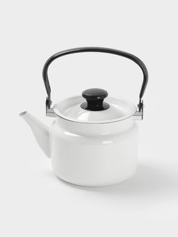 Чайник эмалированный, 2 л, с фильтром, белый