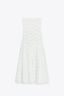 POMPOM MIDI DRESS - Zara фото 7