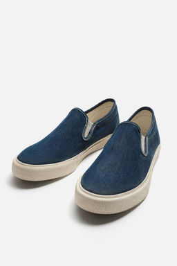 LACELESS DENIM PLIMSOLLS - Zara фото 2