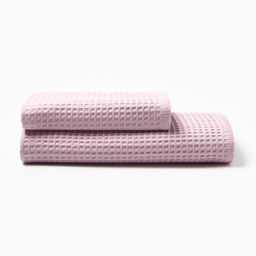 Банные полотенца LoveLife Waffle lavender, 2 шт.: 100×150, 50×100 см, хлопок 100%