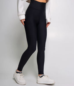 Леггинсы #КТ707 (3), чёрный