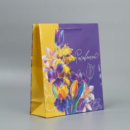 Пакет ламинированный Расцветай, M 24 х 29 х 9 см