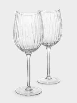 Бокал для белого вина, 400 мл, 2 шт, кристальное стекло, Violin - Anna lafarg фото 2