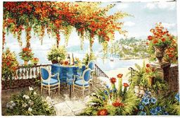 Ривьера рандеву - гобеленовый купон 35х55 см