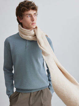 Bisiklet Yaka Erkek Triko Kazak