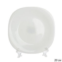 Тарелка квадратная 200 мм белая / FP-80XN (WHITE) /уп 6/48/ - ГалеонТрейд фото 5