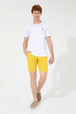 U. S. Polo Assn Мужские шафрановые тканые шорты - U.s. polo assn фото 8