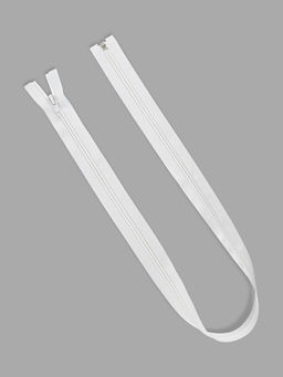 Цена за 10 шт. Молния «Спираль», №5, разъёмная, замок автомат, 80 см, белая