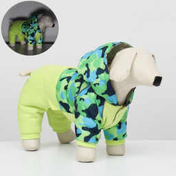 Комбинезон Go-Иди с утяжкой, размер 10 (ДС 25, ОГ 34, ОШ 24 см), зелёный/камуфляж