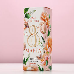 Гель для душа мондоро 8 Марта, 250 мл, аромат сочных ягод, Чистое счастье фото 6