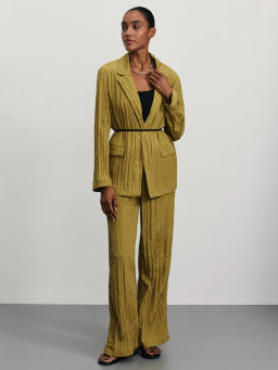 Жакет свободного кроя из жатой ткани / Zarina  фото 2