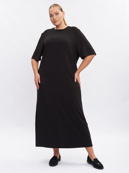 Платье из трикотажа PP51503BLK01