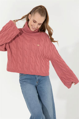 U. S. Polo Assn Женская розовая водолазка - U.s. polo assn фото 7