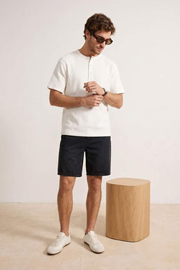 Siyah Baggy / Geni_ Kesim Kot _ort & Bermuda TMNSS26SR00017