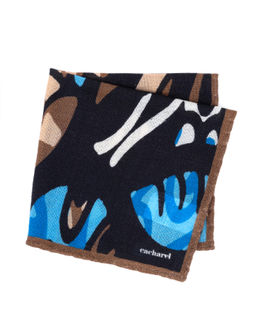 Коричневый шерстяной платок - Cacharel фото 2