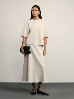 Юбка А-силуэта из плотного джерси / Zarina