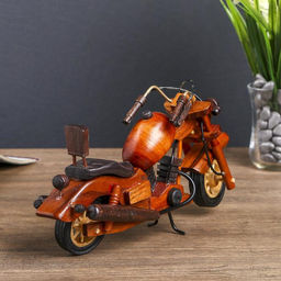 Фигурка дерево «Модель мотоцикла», 14×23.5×5 см, МИКС