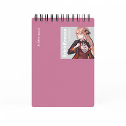 Цена за 4 шт. Блокнот с пластиковой обложкой на спирали ErichKrause Manga, А6, 80 листов, клетка_MIX-PACK  фото 4