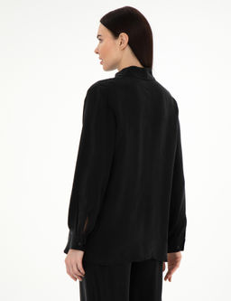 Siyah Comfort Fit Uzun Kollu G_mlek - Pierre cardin фото 5