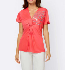 Блузка, коралловая - Ashley brooke фото 3