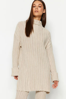 Tas Fitilli Pantolon Y?rtmac Detayl? Triko Alt-Ust Tak?m TWOAW24AU00013