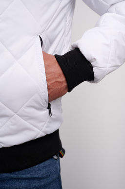 Бомбер мужской "Локс" белый