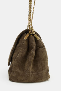 BOLSO DE HOMBRO SOLAPA PIEL - Zara фото 2