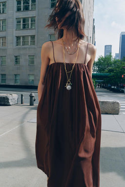 ZW COLLECTION MULTI-POSITION BALLOON DRESS - Zara фото 8