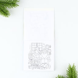 Подарочный набор новогодний, блокнот-раскраска и восковые мелки «Ты лучший»