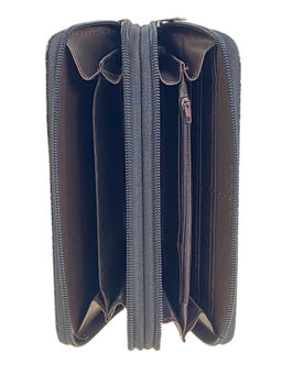 Женское портмоне из искусственной кожи, цвет черный - Greta фото 2