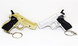 Лазерная указка "Пистолет" с фонарем (M1911A1/LL-086) по 12шт. в шоубоксе