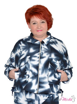 Толстовка Модель №1535 размеры 44-84 - Plusmoda фото 2