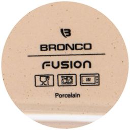 Цена за 2 шт. ТАРЕЛКА ОБЕДЕННАЯ BRONCO FUSION 25*17*2 СМ КРЕМОВАЯ  фото 3