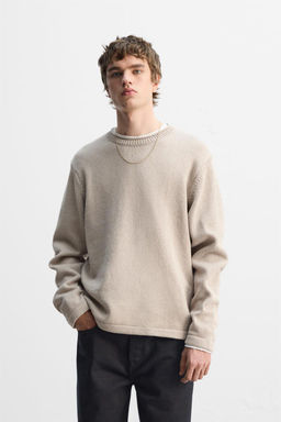 SWEATER WITH TURN-UP DETAIL - Zara фото 11