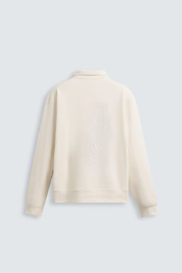 BASIC QUARTER-ZIP SWEATSHIRT - Zara фото 22
