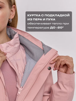 T3438-11 Куртка зимняя женская 3в1 - Strobbs фото 23